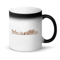 Riga Hand Drawn Skyline Magic Mug | Artistshot