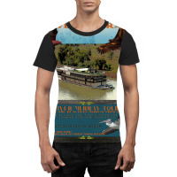 River Murray Retro Travel 01a Graphic T-shirt | Artistshot