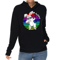 Dabbit Bunny T  Shirt Funny Dabbit Dabbing Rabbit Sunglasses Easter Bu Lightweight Hoodie | Artistshot