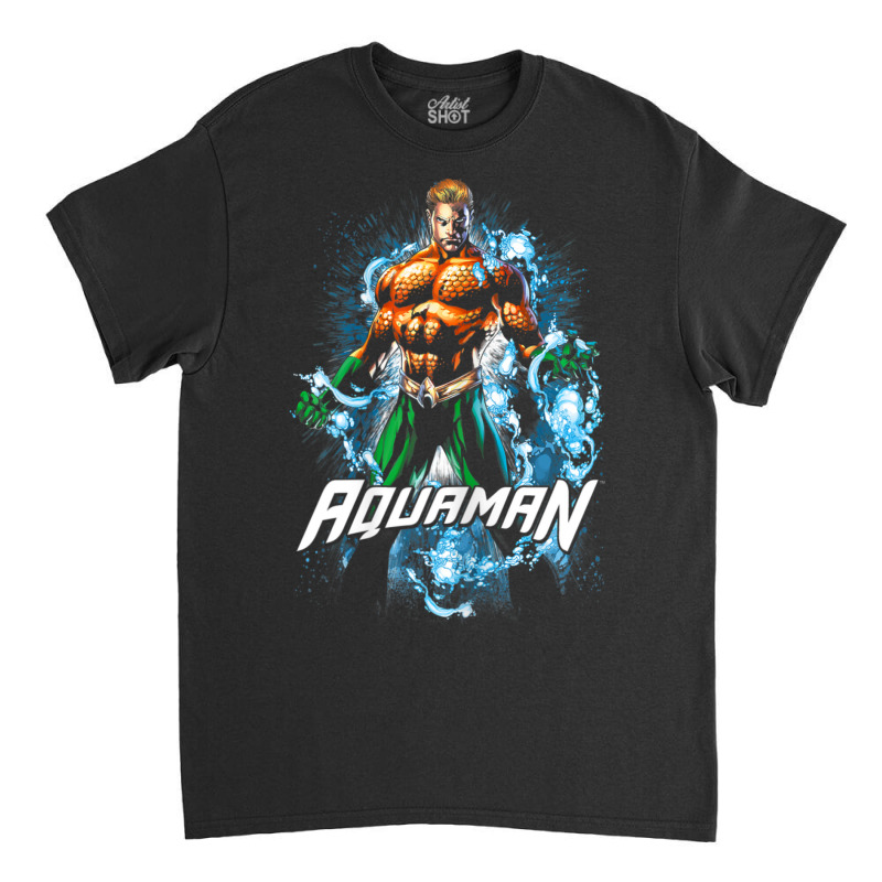 Aqua.man Water Powers Classic T-shirt by pancakesthedude | Artistshot