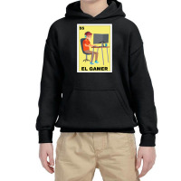 El Gamer Lottery Gift Mexican Lottery Gaming Youth Hoodie | Artistshot