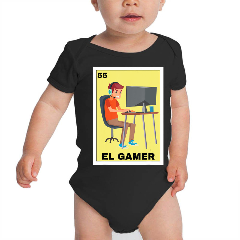 El Gamer Lottery Gift Mexican Lottery Gaming Baby Bodysuit by degreesgunner | Artistshot