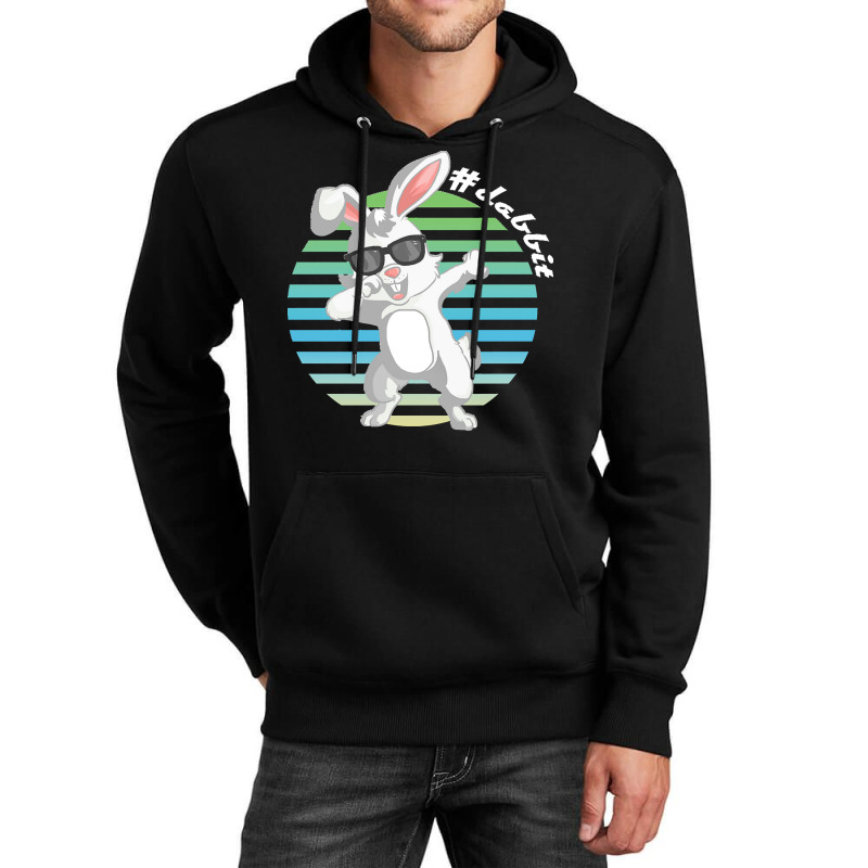 Dabbit Bunny T  Shirt Funny Dabbit Dabbing Rabbit Sunglasses Easter Bu Unisex Hoodie | Artistshot