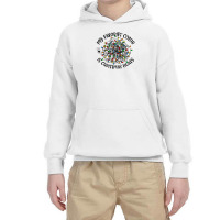 My Favorite Color Is Christmas Lights, Funny Christmas Youth Hoodie | Artistshot