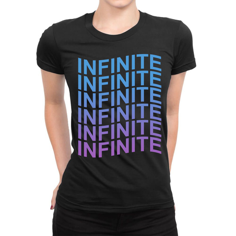 Infinite Lists V10 Ladies Fitted T-Shirt by bummercaught | Artistshot