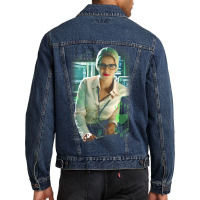 Ar.row Tv Series Felicity Smoak Men Denim Jacket | Artistshot