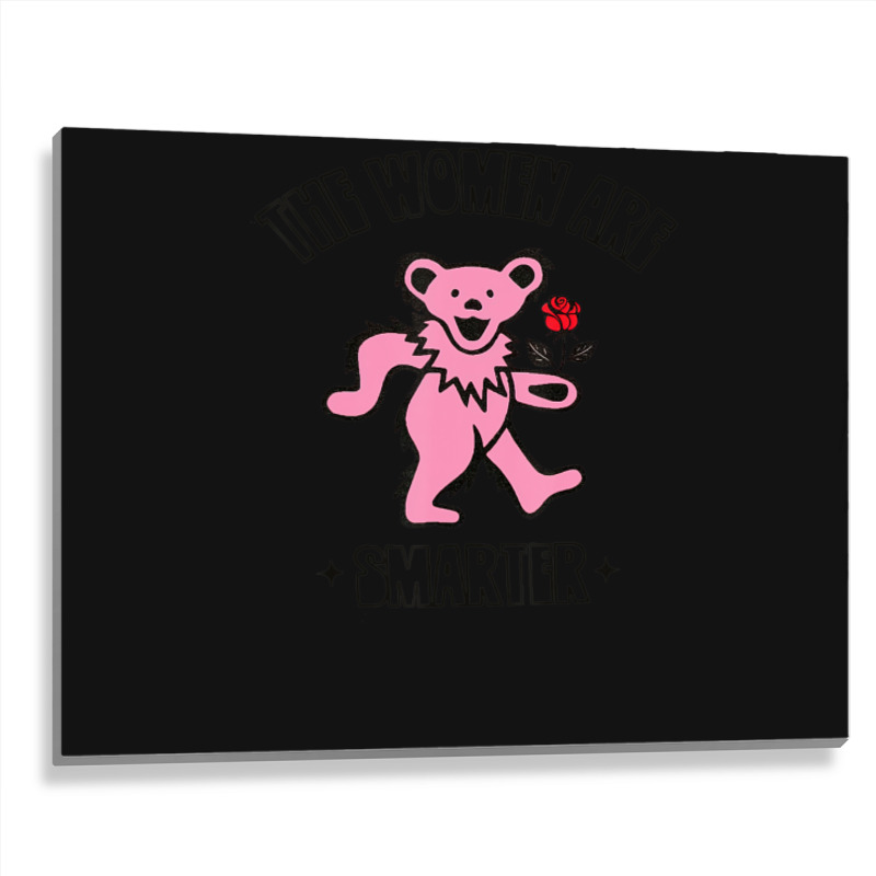 The Women Are Dancing Bear Smarter Metal Print Horizontal | Artistshot