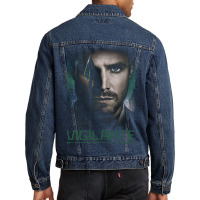 Ar.row Tv Series Good Eye Longsleeve Men Denim Jacket | Artistshot