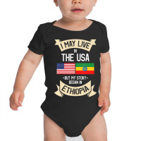 Ethiopian Ethiopia Gift For Ethiopian People Baby Bodysuit | Artistshot