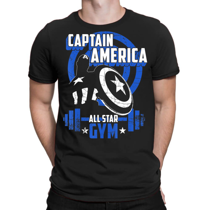 Cap.tain America All-star Gym Silhouette Hero T-shirt | Artistshot