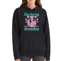 Dressmaker T  Shirt Crocheting Keeps Me From Unravelling T  Shirt Vintage Hoodie | Artistshot