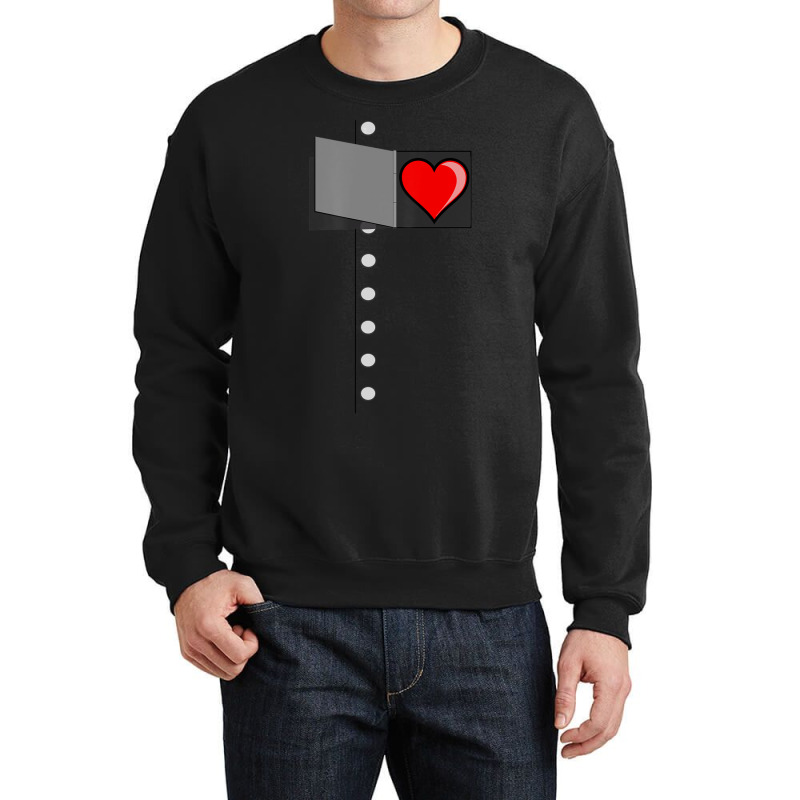 Tin Man Heart T-shirt-oz Tinman Halloween Costume Crewneck Sweatshirt | Artistshot