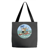 Tin-tin Sea Adventure With Captain Haddock Tote Bags | Artistshot