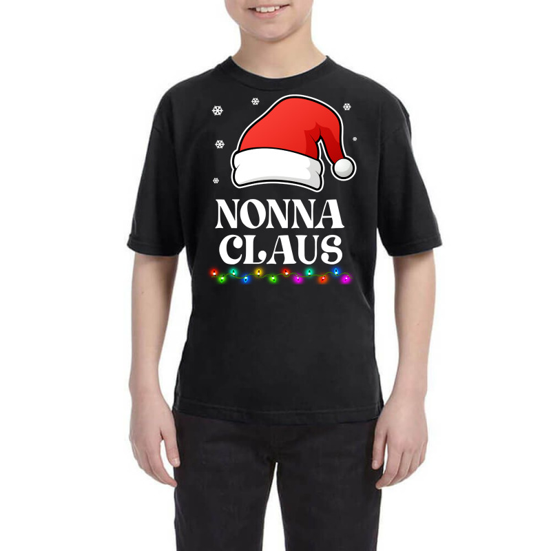 Nonna Claus Christmas Funny Family Matching Pajamas Youth Tee by greggjvandervor | Artistshot