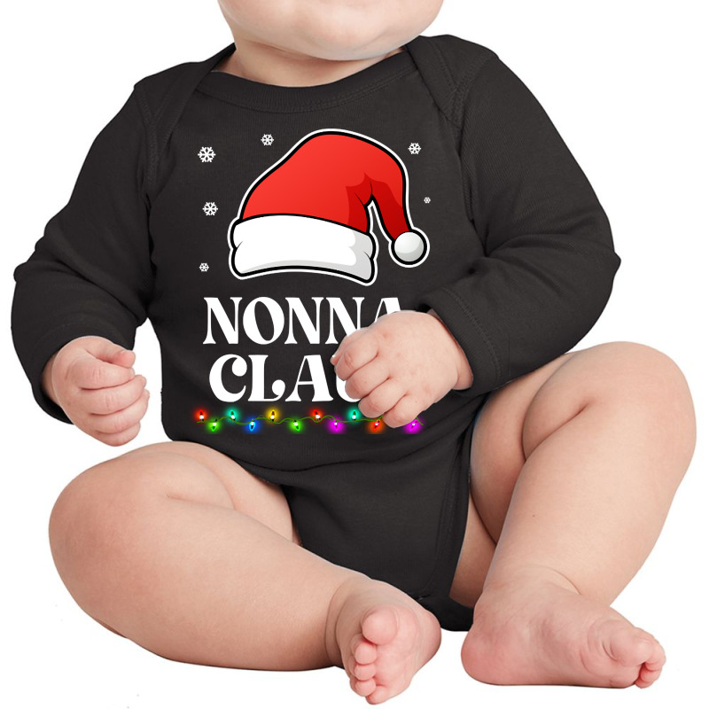 Nonna Claus Christmas Funny Family Matching Pajamas Long Sleeve Baby Bodysuit by greggjvandervor | Artistshot