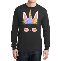 Easter Day T  Shirt Cute Easter Bunny Unicorn Eggs Gifts Kids Toddler Long Sleeve Shirts | Artistshot