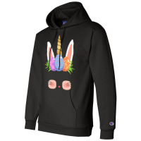 Easter Day T  Shirt Cute Easter Bunny Unicorn Eggs Gifts Kids Toddler Champion Hoodie | Artistshot