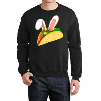 Easter Day T  Shirt Easter Taco Emoticon With Bunny Ears T  Shirt Crewneck Sweatshirt | Artistshot