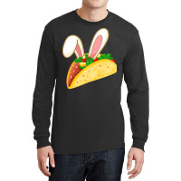 Easter Day T  Shirt Easter Taco Emoticon With Bunny Ears T  Shirt Long Sleeve Shirts | Artistshot