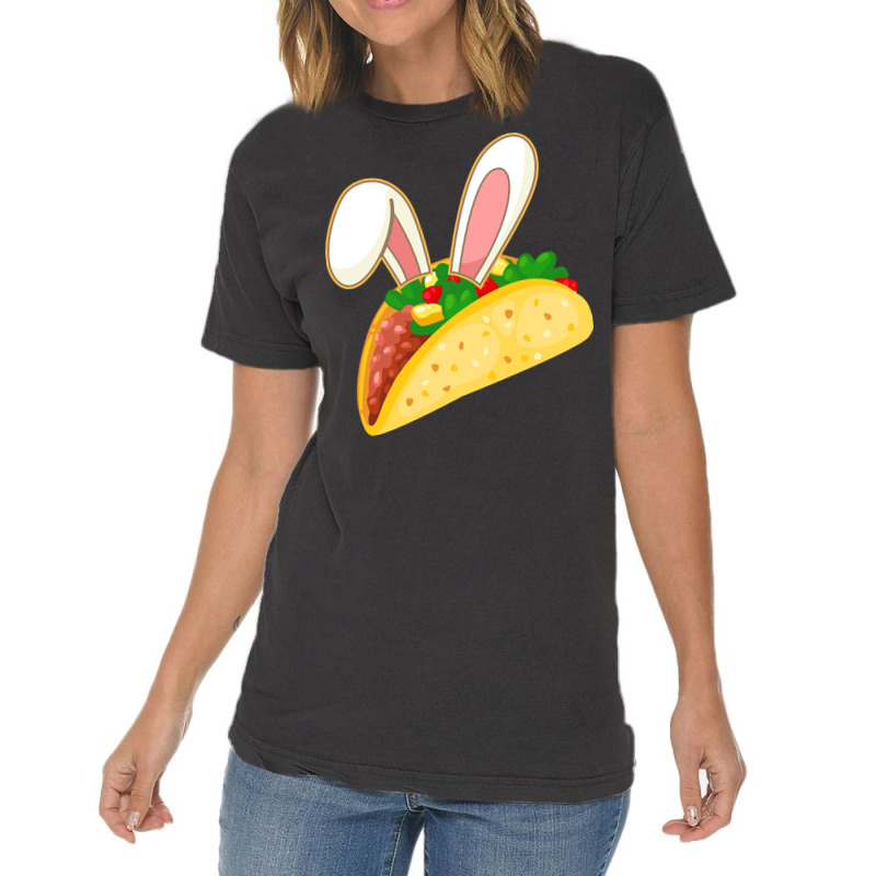 Easter Day T  Shirt Easter Taco Emoticon With Bunny Ears T  Shirt Vintage T-shirt | Artistshot