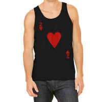 Two Of Hearts Blackjack Cards Poker 21 2 Tank Top | Artistshot