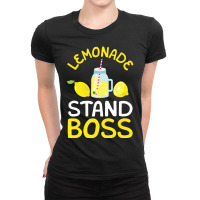 Lemonade Stand Boss Lemon Juice Gift Ladies Fitted T-shirt | Artistshot