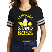 Lemonade Stand Boss Lemon Juice Gift Scorecard Crop Tee | Artistshot