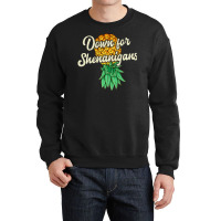 Upside Down Pineapple Down For Shenanigans Swinger Crewneck Sweatshirt | Artistshot