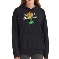 Upside Down Pineapple Down For Shenanigans Swinger Vintage Hoodie | Artistshot