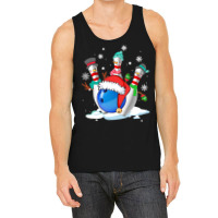 Funny Bowling With Christmas Ball Lover T  Shirt Funny Bowling With Ch Tank Top | Artistshot