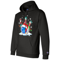 Funny Bowling With Christmas Ball Lover T  Shirt Funny Bowling With Ch Champion Hoodie | Artistshot