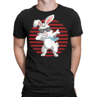 Funny Dabbit Dabbing Rabbit Sunglasses Easter Bunny Gifts T-shirt | Artistshot