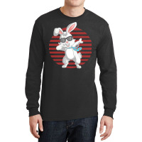 Funny Dabbit Dabbing Rabbit Sunglasses Easter Bunny Gifts Long Sleeve Shirts | Artistshot