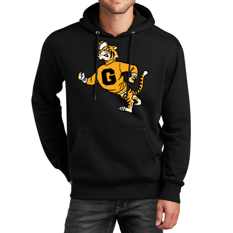 Vintage Walking Angry Tiger Grambling State Unisex Hoodie by JeremyHurley | Artistshot