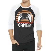 Gamer Clothes T  Shirt Gamer Pastel Goth Retro Funny 3/4 Sleeve Shirt | Artistshot