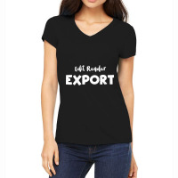 Edit Render Export Women's V-neck T-shirt | Artistshot