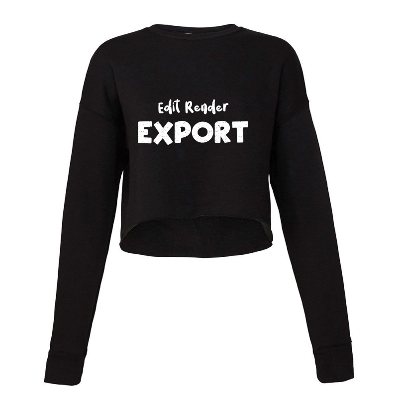 Edit Render Export Cropped Sweater by Sierra Dennis | Artistshot