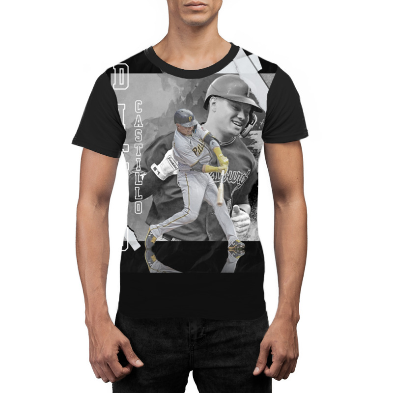 Diego Castillo Baseball Paper Poster Pirates 3 Graphic T-shirt | Artistshot