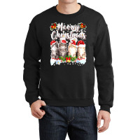 Cat Meowy Family Matching Christmas Pajamas Santa Cats Xmas Crewneck Sweatshirt | Artistshot