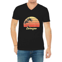 Curacao Holiday Vacation Cruise Travel V-neck Tee | Artistshot