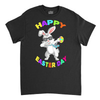 Happy Easter Bunny T  Shirt Funny Dabbing Rabbit Sunglasses Easter Bun Classic T-shirt | Artistshot