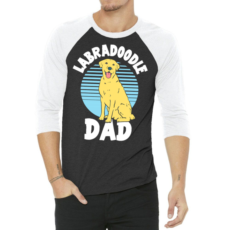 Labradoodle T  Shirt Labradoodle Dad T  Shirt 3/4 Sleeve Shirt | Artistshot