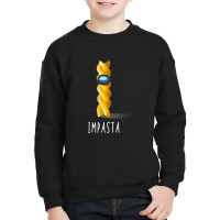 Funny Impasta Imposter Suss Gaming Shhhhh Youth Sweatshirt | Artistshot