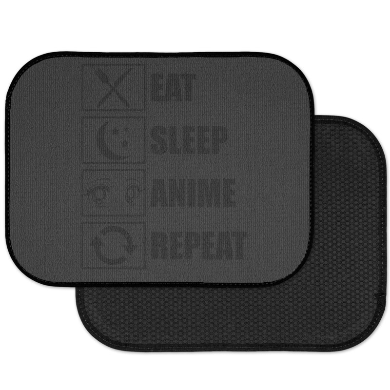 Eat, Sleep, Anime, Repeat!!!!!! Rear Car Mat | Artistshot