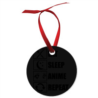 Eat, Sleep, Anime, Repeat!!!!!! Ornament | Artistshot