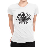 Minoan Octopus Ladies Fitted T-shirt | Artistshot