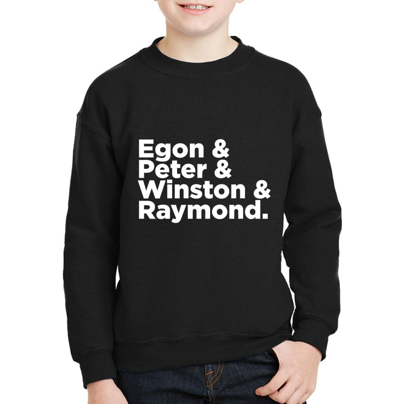 Egon & Peter & Winston & Raymond Youth Sweatshirt by Milne Charlton | Artistshot