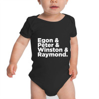 Egon & Peter & Winston & Raymond Baby Bodysuit | Artistshot