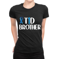 T1d Brother Shirt Type 1 Diabetes Awareness Brother Kids Ladies Fitted T-shirt | Artistshot