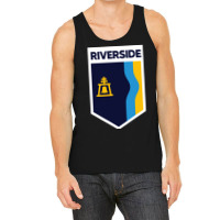 Riverside California City Flag Emblem Tank Top | Artistshot